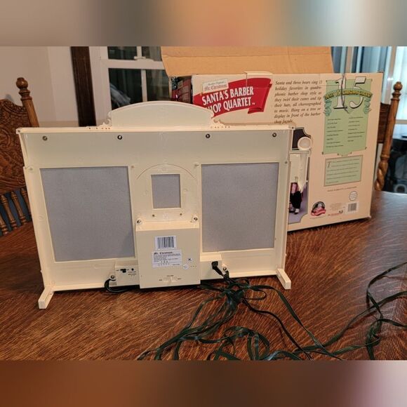 Mr. Christmas Santa's Barbershop Quartet Animated Singing Bears in Box - Vintage - Picture 12 of 17